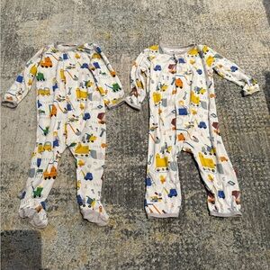 Magnetic Me Multicolor Vehicle Print Baby Bodysuits